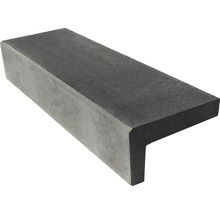 Beton hoektrede grijs 130 x 18 x 32 cm-thumb-1