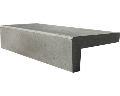 Beton hoektrede grijs 140 x 18 x 32 cm-0