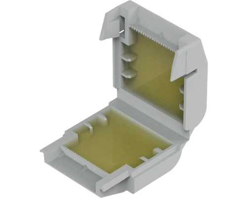 Dakgoot hoek in open vorm