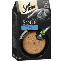Sheba Soup Kattenvoeding met tonijn, 4 keer 40 gram