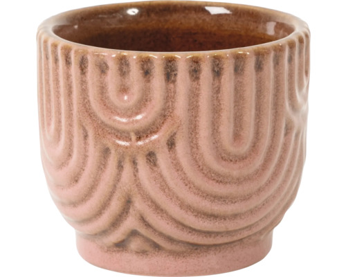 Keramische bloempot met patroon