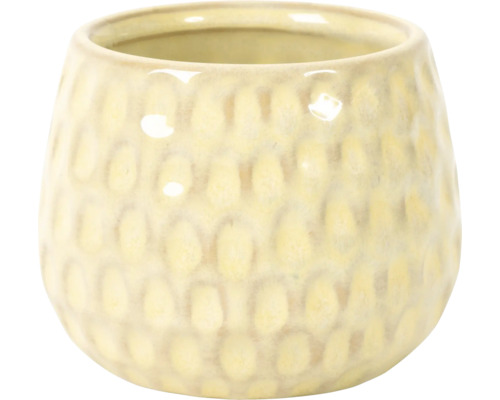 Decoratieve bloempot van keramiek met patroon