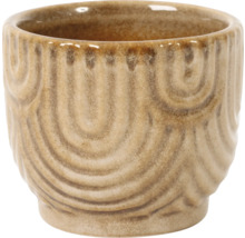 Keramische bloempot met patroon
