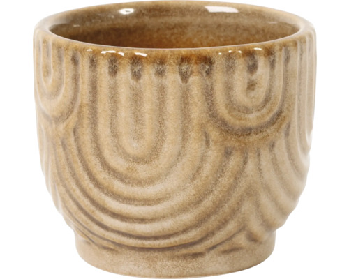 Keramische bloempot met patroon