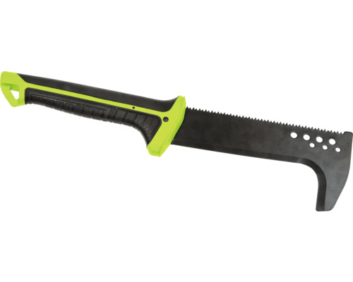 Tuingereedschap met zaagblad en gevormd mes