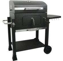 Houtskoolgrill met opbergruimte en wielen