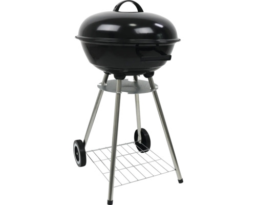 Kogelbarbecue met deksel, opbergruimte en wielen