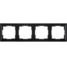 Vierfach frame voor schakelaars en stopcontacten