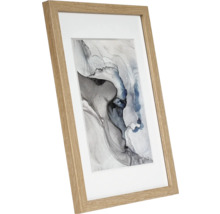 Ingelijste afbeelding met abstract motief en passe-partout