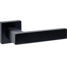 Zwarte metalen deurklink