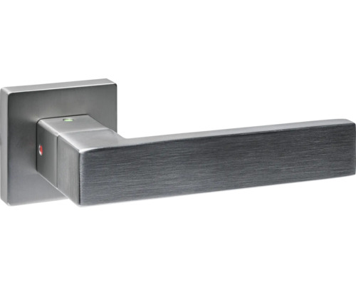 Roestvrijstalen deurklink met slotindicator