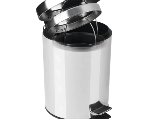 Metalen pedaalemmer met uitneembare binnenemmer