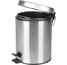 Stalen pedaalemmer met open deksel