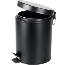 Open, ronde afvalemmer met voetpedaal