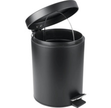 Open, ronde, zwarte pedaalemmer