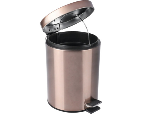 Metalen pedaalemmer met open deksel