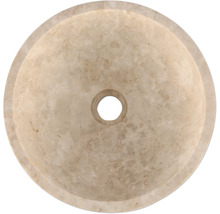 Ronde waskom van natuursteen