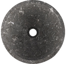 Ronde waskom van natuursteen met afvoer