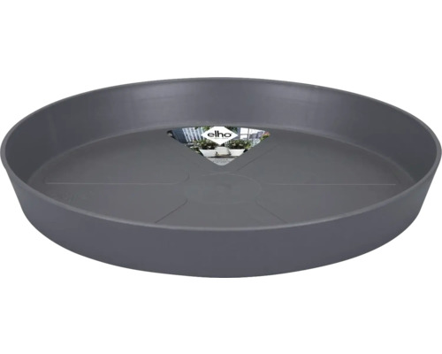ELHO Plantenschotel Urban loft kunststof antraciet Ø 21 cm Kunststof plantenonderzetter