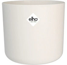 Witte plantenpot met Elho logo