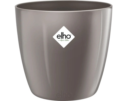 ELHO Brussels Diamond rond 18 cm oester Bloempot van kunststof met Elho logo