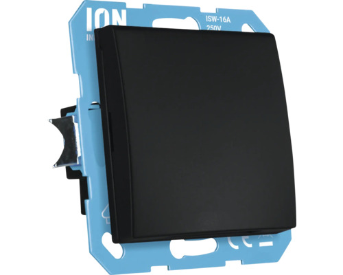 Zwarte serieschakelaar voor elektrische installatie