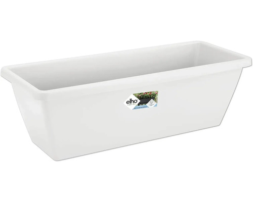 ELHO Balkonbak Barcelona wit 50 cm Rechthoekige plantenbak van kunststof