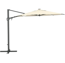 Vrijhangende parasol met mast en parasoldak