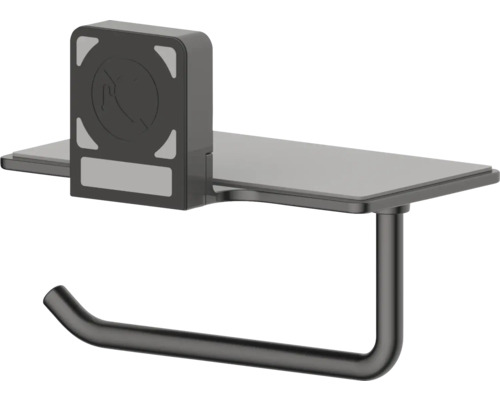 Toiletpapierhouder met plank