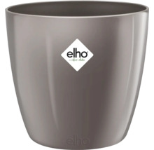 Grijze kunststof bloempot