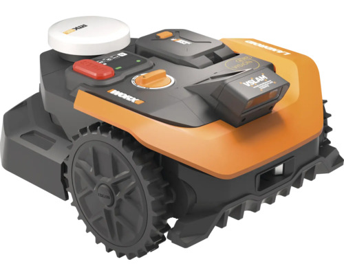 Worx robotmaaier met RTK antenne en VSLAM technologie