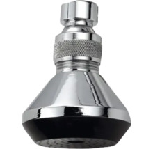 Douchekop van metaal en kunststof