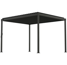 Vrijstaande pergola met lamellendak voor de tuin