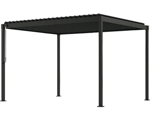 Vrijstaande tuinpergola met lamellendak