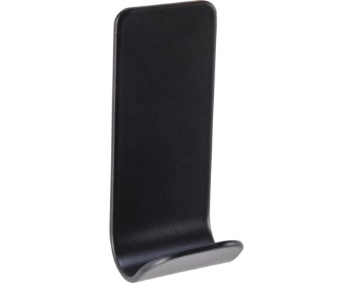 Enkele zwarte wandhaak