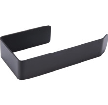 Zwarte papierrolhouder voor wandmontage