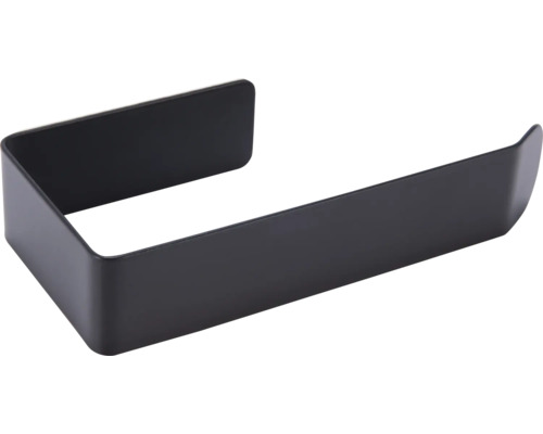 Zwarte papierrolhouder voor wandmontage