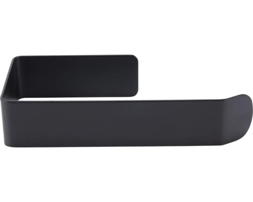 Zwarte handdoekhouder voor wandmontage