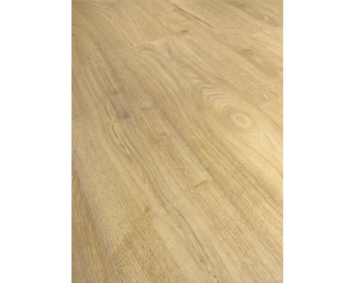 Artureon vloer grande subtle 1,48 m2 Close-up van lichte laminaatvloer met houtnerfstructuur