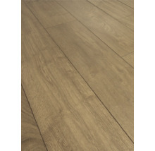 Close-up van laminaatvloer met houtnerf