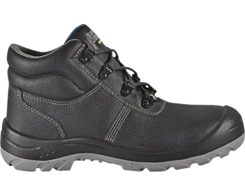 Zwarte veiligheidslaars met vetersluiting