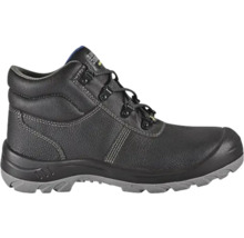 Enkelhoge veiligheidsschoen met vetersluiting