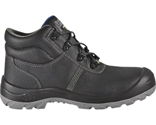 GEVAVI Veiligheidsschoen Bestboy zwart maat 42 Leren veiligheidsschoen met veters