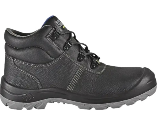 GEVAVI Veiligheidsschoen Bestboy zwart maat 43 Zwarte veiligheidsschoen met veters en geprofileerde zool
