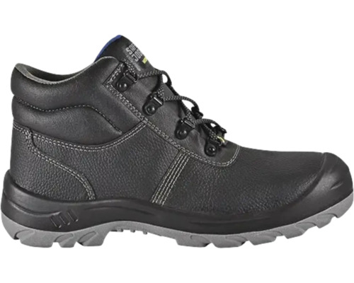 Zwarte veiligheidslaars met veters