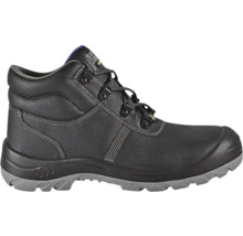 Zwarte veiligheidslaars met vetersluiting