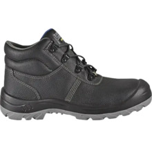 Zwarte veiligheidslaars met veters