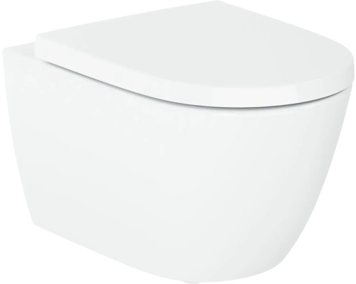 Wandcloset met diepspoeling en wc-bril