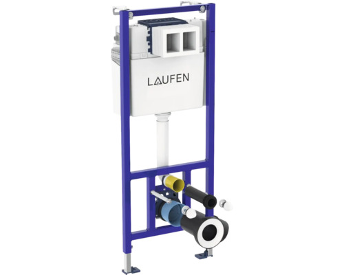 Laufen spoelreservoir met montage-element