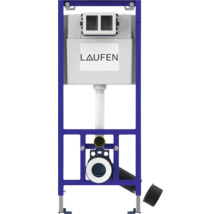 Laufen inbouwreservoir met blauw montageraam